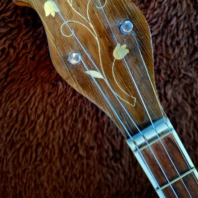 Beautiful Vintage 1970s Tenor Banjo In Great Condition Plays And Sounds Great A Beautiful Piece Of Art Made In Germany image 4