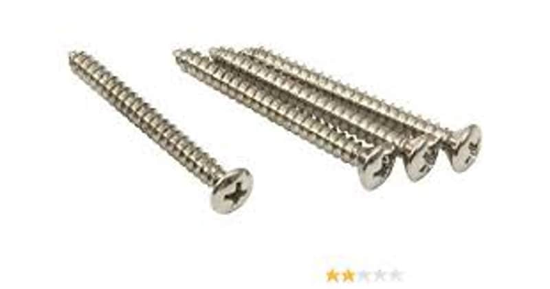 Dimarzio FH1100 Neck Plate Screws, Nickel image 1