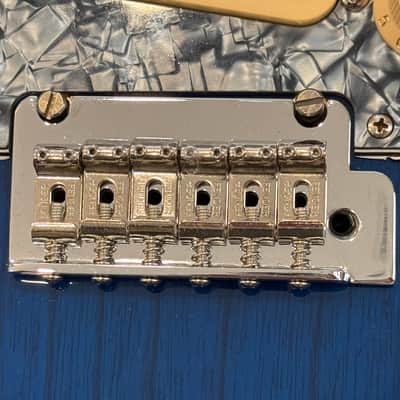 Loaded Fender Deluxe Player Sapphire Blue Transparent Stratocaster ASH Body image 7