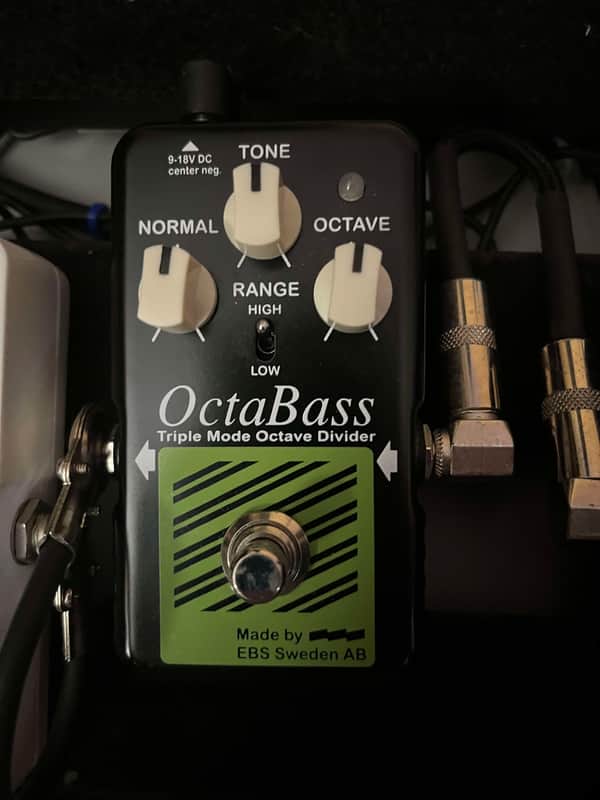 EBS OctaBass Blue Label Triple Mode Octave Divider Pedal - Like New image 1