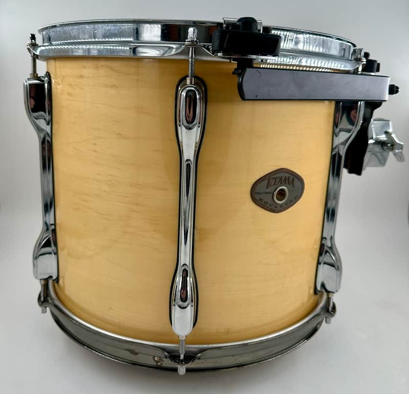 Tama Rockstar Custom 13x11" Tom w/Starcast Mount 2000s - Natural Wood image 1