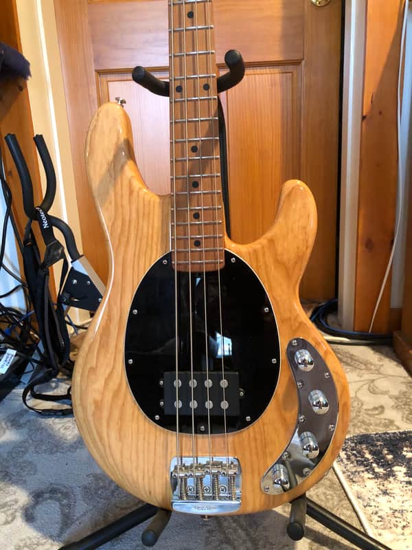Music Man  Stingray Special 4 H Natural with Roasted Maple Neck image 1