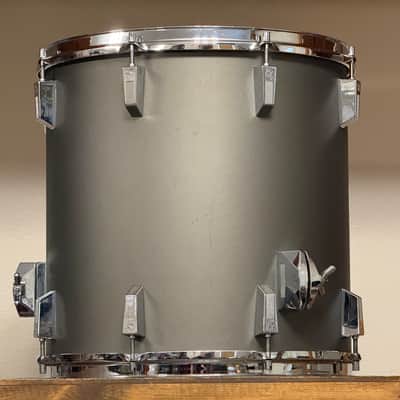 1980's Sonor Performer 16" Hi-tech Grey 16x16 Floor Tom image 9