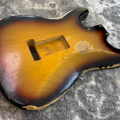 Relic 1 PIECE ASH MJT Stratocaster Body only 3 lbs 8 oz fits Fender image 11