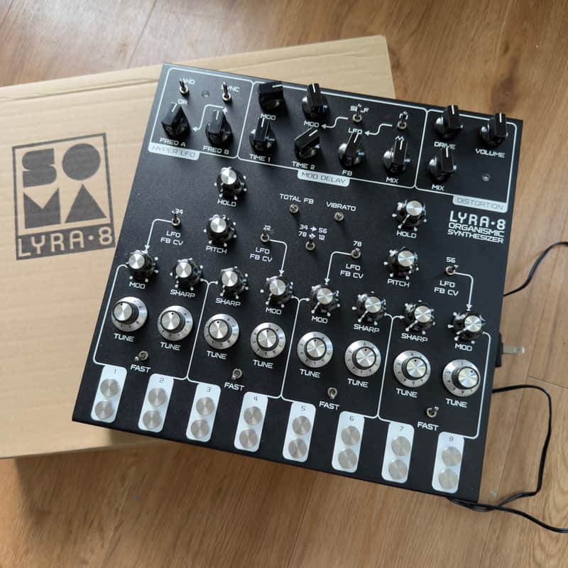 Soma Laboratory Lyra-8 Organismic Synthesizer 2017 - 2020 - Black image 1
