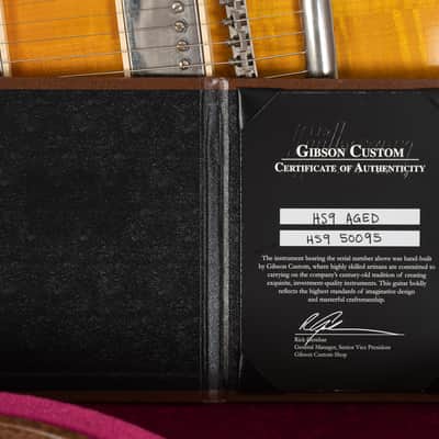 Gibson 1959 Les Paul HS9 Historic Select M2M Aged 2015 image 21