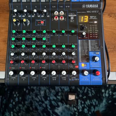 Yamaha MG10XU 10-Channel Analog Mixer 2016 - Present - Black image 1