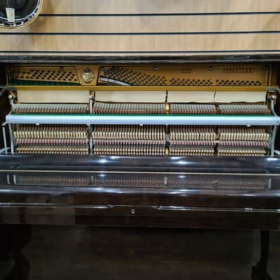 Used Lazare F3 Upright Piano Dark Walnut SP22881 - Sherwood Phoenix Pianos image 9