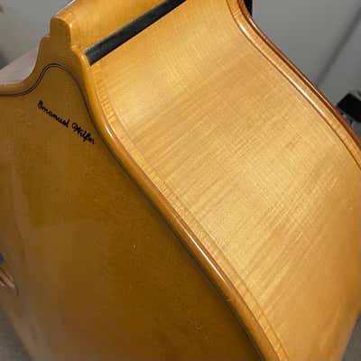 Emanuel Wilfer 3/4 double bass 1995 - Blonde laquer image 7