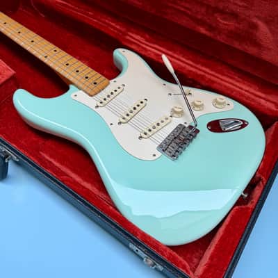 2010 Fender Classic '50s Stratocaster Surf Green w/Fender Black Tolex Hardcase image 6