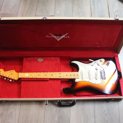 FENDER "Custom Shop Stratocaster 1962 Vintage Custom MPL TCP 3 Tone Sunburst" HARDCASE, PAPERS, 3, 54 KG image 5