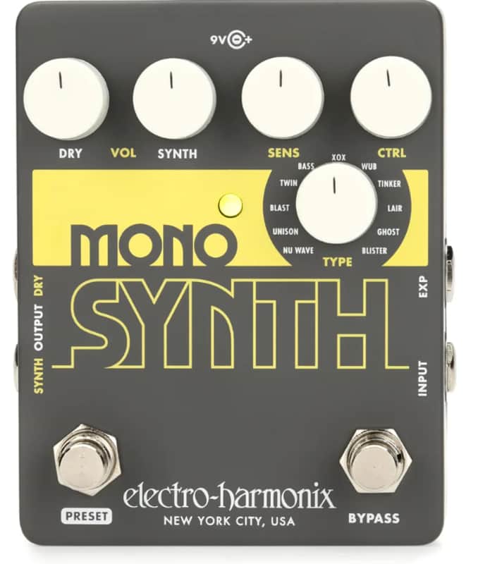 Electro-Harmonix Guitar Mono Synth 2019 - Present - Gray / Yellow image 1