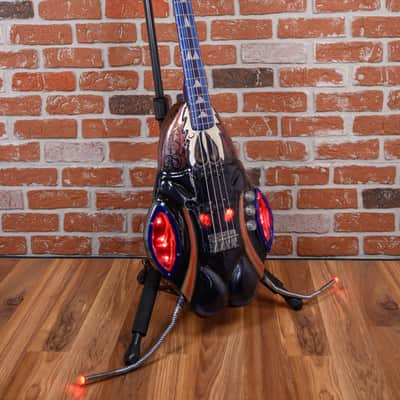 Custom One Off Build ”Bug Bass” Built for Jermaine Jackson Bug Graphic w/LEDs 1984 w/Case image 3