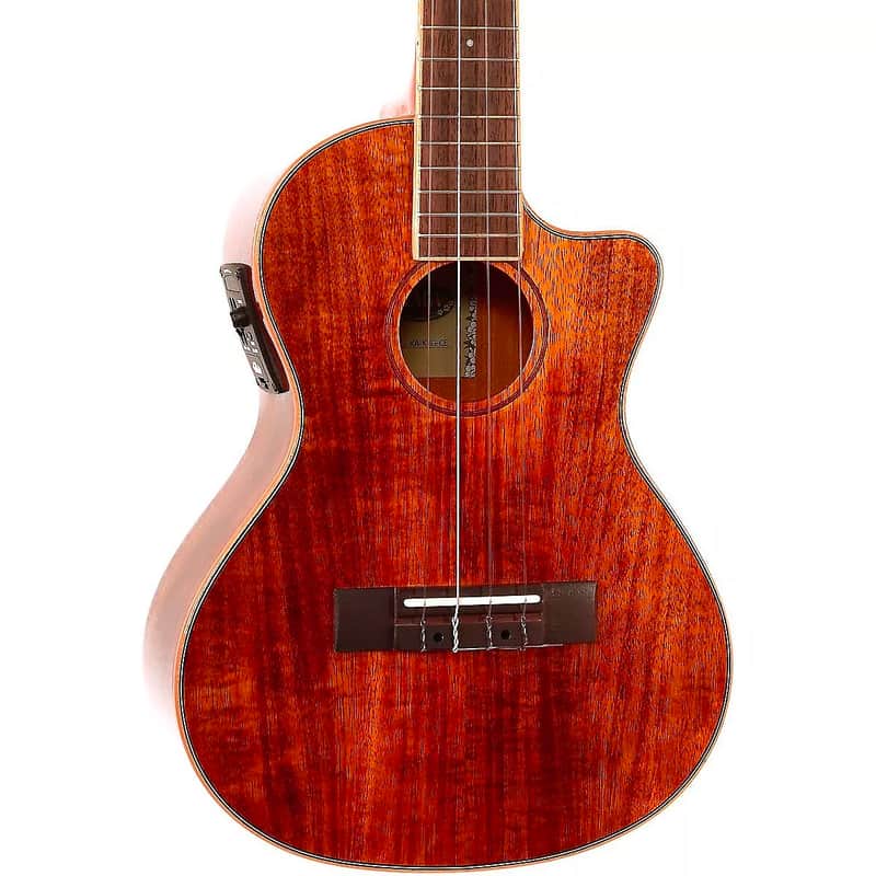Kala KA-KCGE-C Koa Concert Cutaway Electric Ukulele image 2