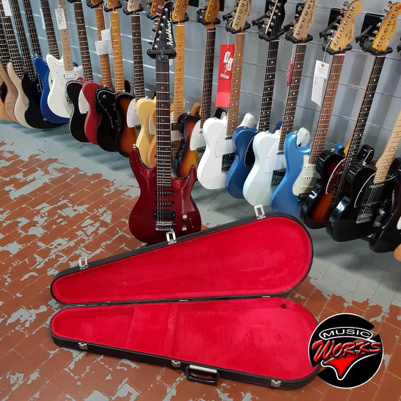 Washburn Kc20 V Super Strat Red Dimarzio Dp 151 Paf | Reverb
