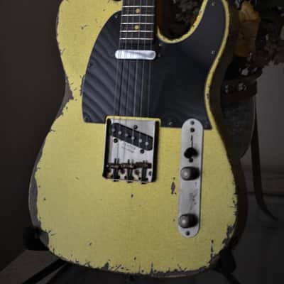 American  Fender Telecaster Custom Heavy Relic  Gold Sparkle TX Specials image 19