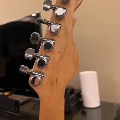 Left-handed G&L ASAT Bluesboy Semi Hollow 2010s - Clear Orange image 7