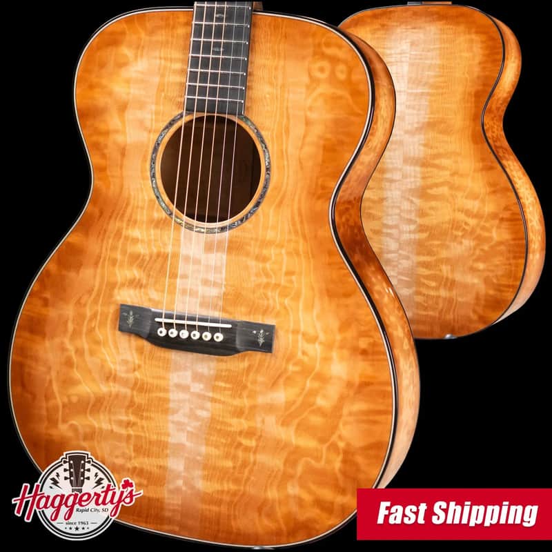 Martin Custom Shop Style 45 000-14F Acoustic Guitar - Master Grade Quilted Maple with Hardshell Case image 1