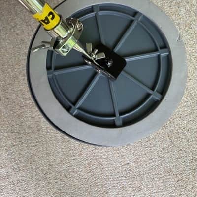 Remo Practice Pad - Tunable Ambassador Coated Drum Head with Stand 8" 2010s - Gray image 5