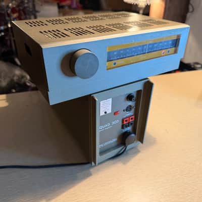 Quad 33 Control Unit + Quad FM 2 Stereo Tuner + Quad 303 Power Amp Serviced Rare image 6