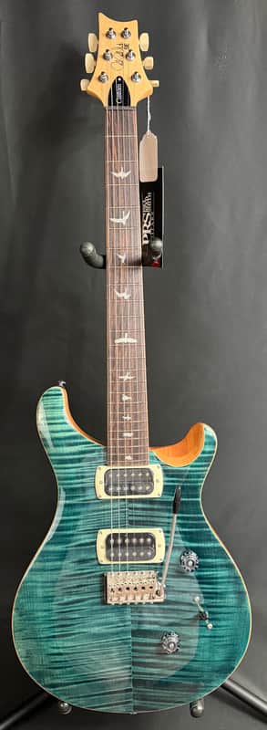 PRS SE Custom 24 Electric Guitar Slate Blue Finish w/ Gig Bag image 1