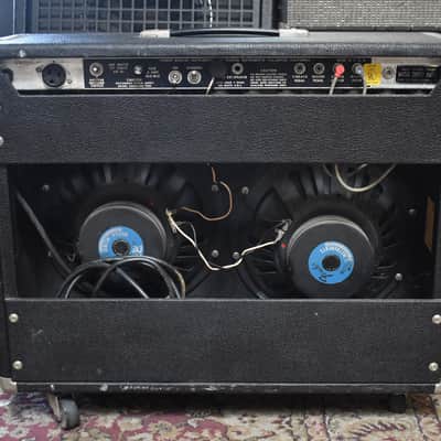 1976 Fender Twin Reverb Silverface 100-Watt Master Volume 2x12" Combo Amplifier image 3