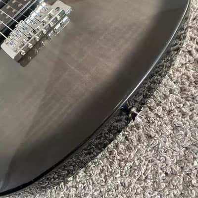 Grey Burst SSH Guitar Tiger Maple Top Basswood Body, Maple Neck image 7
