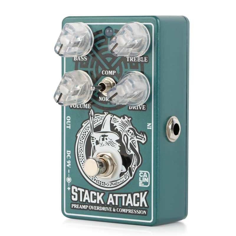 Caline CP-509 Stack Attack Preamp Overdrive & Compressor Pedal True Bypass (Price includes the import duty for US buyer) image 1