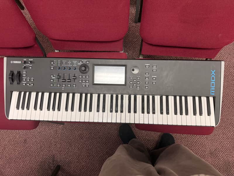 Yamaha MODX7 Synthesizer 2018 - Present - Black image 1