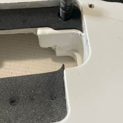 2011 Indonesian Ibanez RG350DXZ White Strat Basswood Guitar Body Edge Zero II ZPS2 Ready image 10