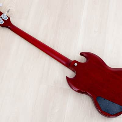 2018 Gibson SG Standard Bass Vintage Reissue EB-3 Gloss Cherry, Near-Mint w/ Case & Hangtags, Yamano image 13