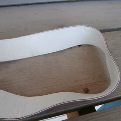 Vintage 1960's Ace-Style Guitar Strap! Red, White, and Blue! Metal Buckle, Case Candy! image 6