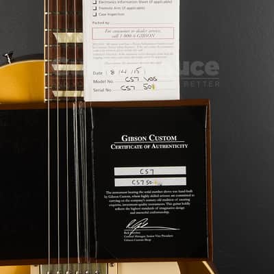 Gibson Custom Shop Les Paul 1957 VOS 2015 - Goldtop (Cod.1909UG) image 14