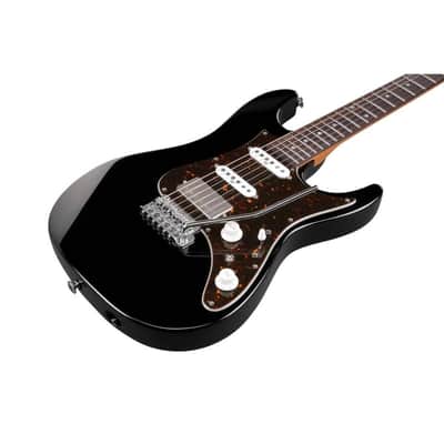 Ibanez AZ2204NBK Prestige Electric Guitar w/Case - Black image 2