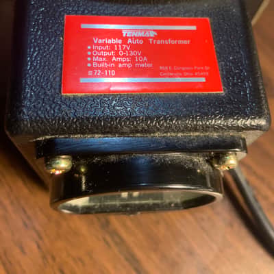 Variac, Tenma, made in USA, sold by Plexi Palace (Marshall) image 3