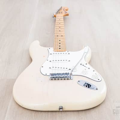 1975 Fender Stratocaster Vintage Electric Guitar Blonde, 100% Original w/ Case image 11