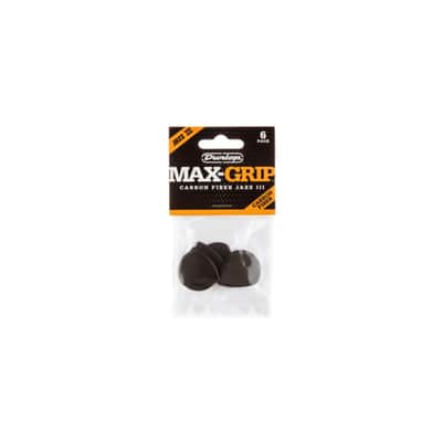 Dunlop Carbon Fiber Jazz III 1.38mm (6-Pack) - Set of Picks image 4