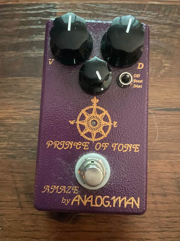 Analogman Prince of Tone Overdrive Pedal | Reverb