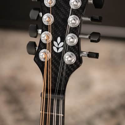 KLOS Full Carbon F-Style Mandolin KLOS EQ Acoustic/Electric with Fiberglass Hardshell Case image 6