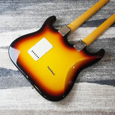 2012 Fender Japan ST-W 3CS 30th Anniversary Double Neck 6/12 String Stratocaster Limited MIJ image 6