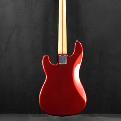 Mint Fender 75th Anniversary Player II Precision Bass Candy Apple Red Maple Fingerboard image 9