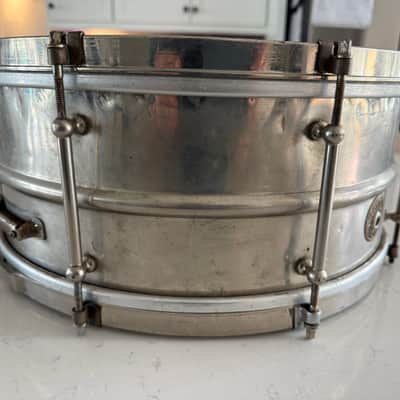 Gretsch US Quarter Master’s Snare Drum 15x6.5 1930-1939 - Nickel Over Brass image 8