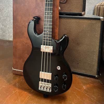 USA Kramer 450B Aluminum Neck Bass Guitar 1970’s - Black W/OHSC image 2