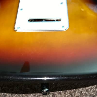 2002 Fender Stratocaster Electric guitar Made in the usa tweed Hardshell case image 10