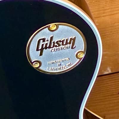 2025 USA Gibson Custom Shop Les Paul Custom in black finish with case image 10