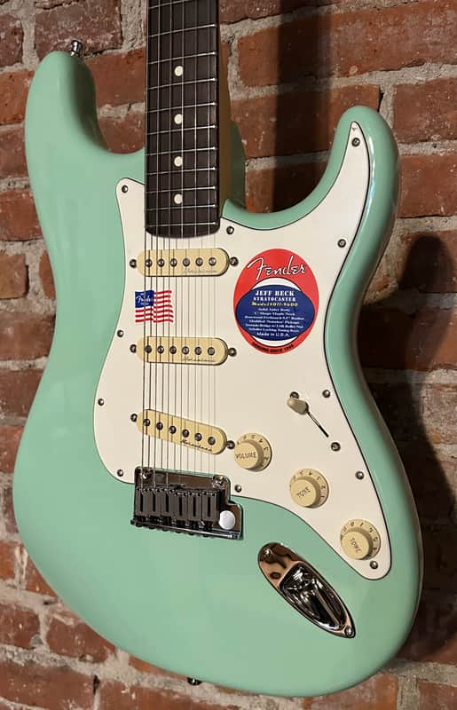 2024 Fender Jeff Beck Stratocaster - Surf Green with Rosewood Fingerboard, Shop Brick & Mortar Indie Music Shops Buy It Here ! image 1