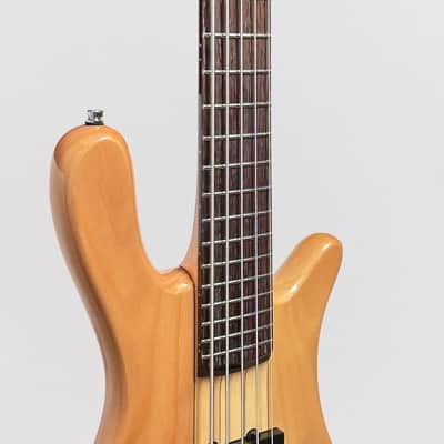 Warwick RockBass Streamer NT 5 String Electric Bass Guitar - Natural image 6