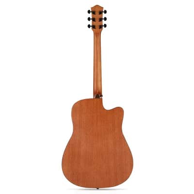 Left Handed Acoustic Guitar Cutaway 41 Inch Full Size Guitar Set image 6