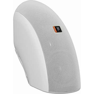 JBL Control CRV-WH Versatile High Design 4" Indoor/Outdoor 70/100V Loudspeaker, White, Pair image 4