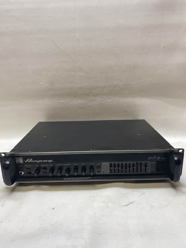 Ampeg SVT III Pro 450-Watt Hybrid Rackmount Bass Amp Head | Reverb